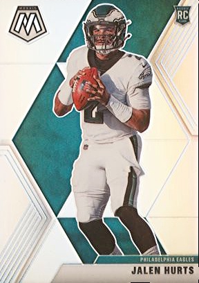 2020 PANINI MOSAIC 2024 #222 JALEN HURTS MOSAIC PRIZM 9.5