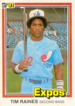 1984 Fleer #281 Tim Raines - EX-MT - The Dugout Sportscards & Comics