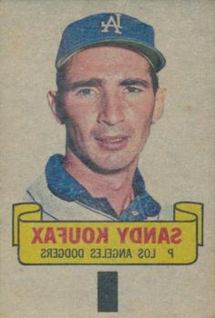 Sold at Auction: (G) 1966 Topps Sandy Koufax #100 Baseball Card
