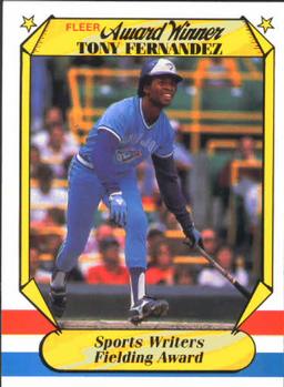 1989 Score #57 Tony Fernandez - Toronto Blue Jays