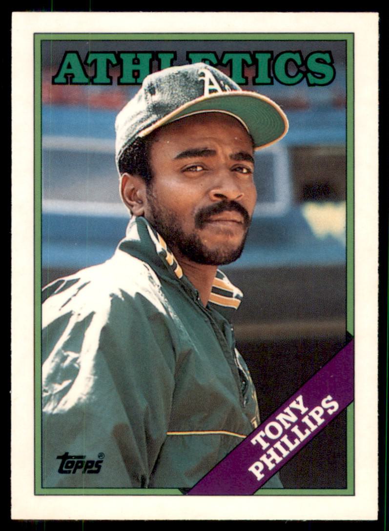 OldTimeHardball on X: 1987 Oakland A's Tony Phillips, Mark