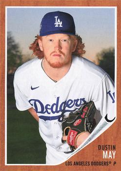 2022 Topps Heritage #35 Dustin May Los Angeles Dodgers