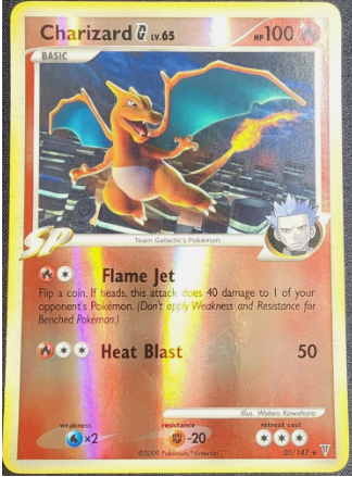  2009 Pokémon Supreme Victors Reverse Holo G Charizard #20 - $24,950