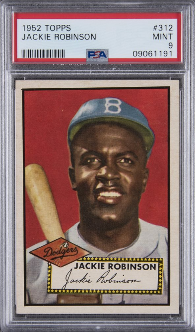 1952 Topps Jackie Robinson #312