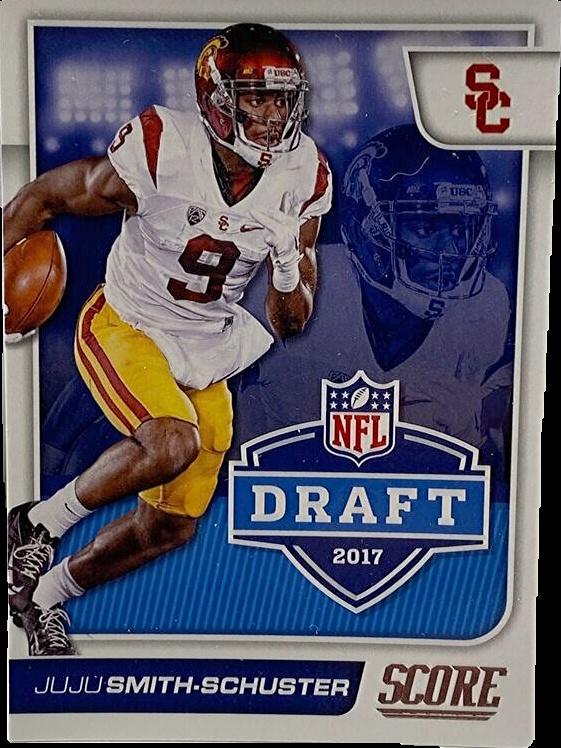 2018 Juju Smith-Schuster Panini Score Gold 2024 Zone 37/50 PSA 8 POP1