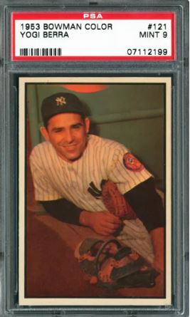 1953 Bowman Color Yogi Berra #121
