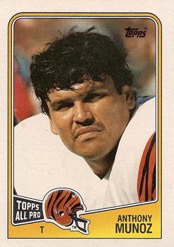 Anthony Munoz Signed Cincinnati Bengals 1982 Topps Rookie Football Card #51  - (PSA/DNA Encapsulated)