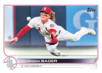 2019 Topps Chrome Harrison Bader St. Louis Cardinals #13 Baseball card  CBT1A