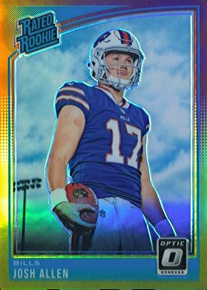 Josh Allen Rookie Threads newest Red