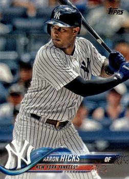  Baseball MLB 2017 Topps #181 Aaron Hicks NM-MT Yankees :  Collectibles & Fine Art