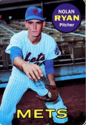 1969 Topps Nolan Ryan “Solo Rookie” Card #533 - $24,895