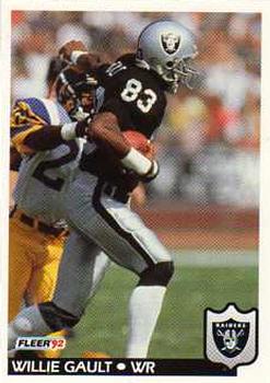 NFL - Willie Gault 1991 Fleer Ultra & 1991 Pacific Football - Raiders