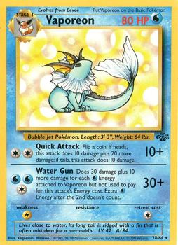 vaporeon pokemon card price Vaporeon #12 Prices | Pokemon Jungle