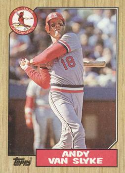  1989 Topps Baseball Card #392 Andy Van Slyke