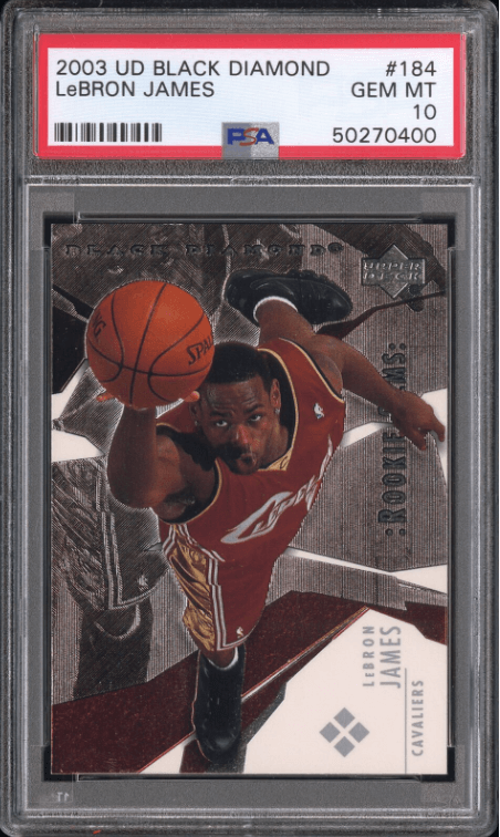 2003-04 Upper Deck Black Diamond LeBron James RC #184