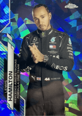 2020 Topps Chrome Formula 1 Lewis Hamilton #1 Sapphire Refractor