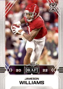 2022 Score Football Base Rookies #377 Jameson Williams - Detroit