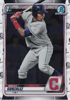  OSCAR GONZALEZ 2023 TOPPS CHROME #207 ROOKIE MAGENTA