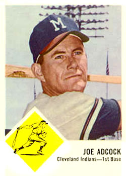  1957 Topps # 117 Joe Adcock Milwaukee Braves (Baseball Card) EX  Braves : Collectibles & Fine Art