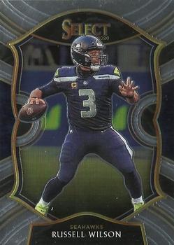 Russell Wilson 2018 Panini Score Home & Away Jersey Swatch #15 Seattle  Seahawks