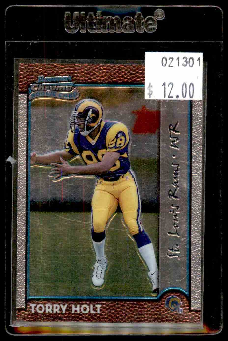 1999 Torry Holt Topps Stars ROOKIE RELIC JERSEY RC #RR2 St. Louis Rams