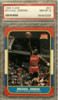 1986 Fleer Michael Jordan #57