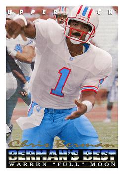 1991 Pro Set #9 Warren Moon/NFL Passing Yardage/and TD Leader - NM-MT