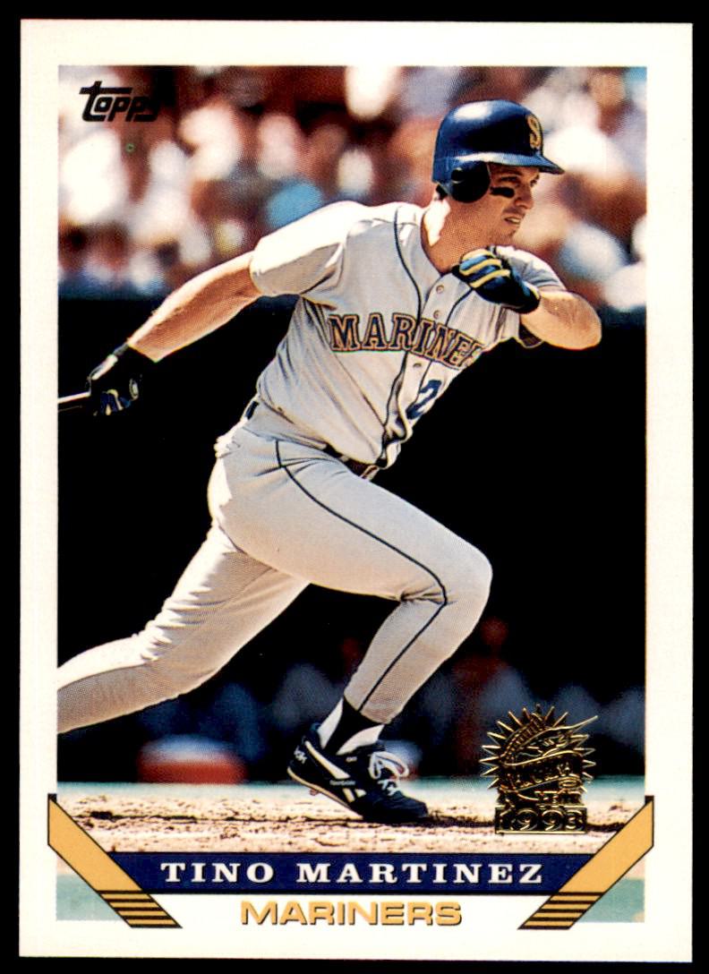 Tino Martinez 1995 Topps #377 Seattle Mariners Baseball Card