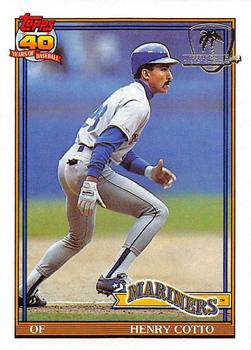 Henry Cotto Seattle Mariners 1993 Topps Card #206