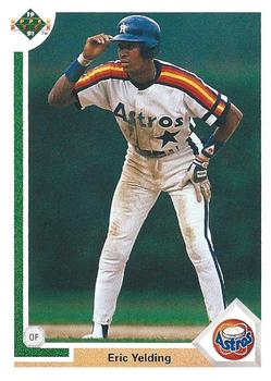 1991 Score Eric Yelding Houston Astros #329