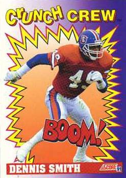 : 1993 Pro Set Power Football #49 Dennis Smith Denver