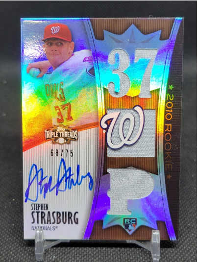 2010 Topps Triple Threads Stephen Strasburg  #171