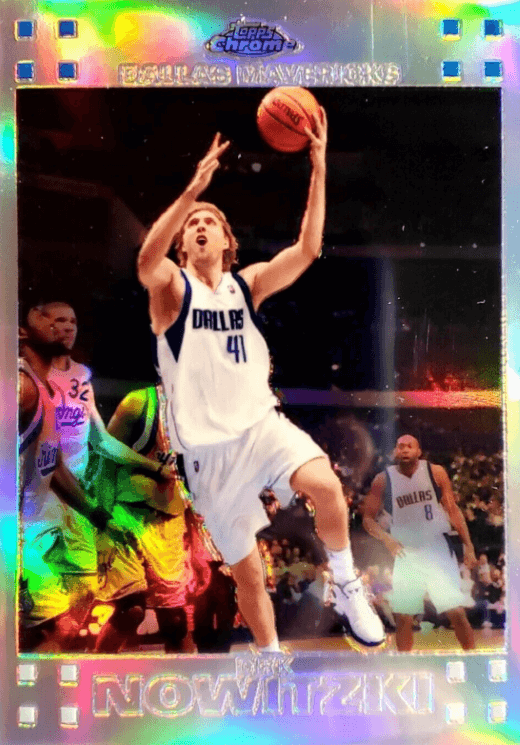 2007 Topps Chrome Refractor Dirk Nowitzki #41 /999