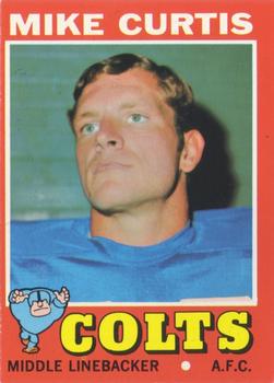 1970 Topps Football #201 Mike Curtis Baltimore Colts star Centered EXMT –  ASA College: Florida