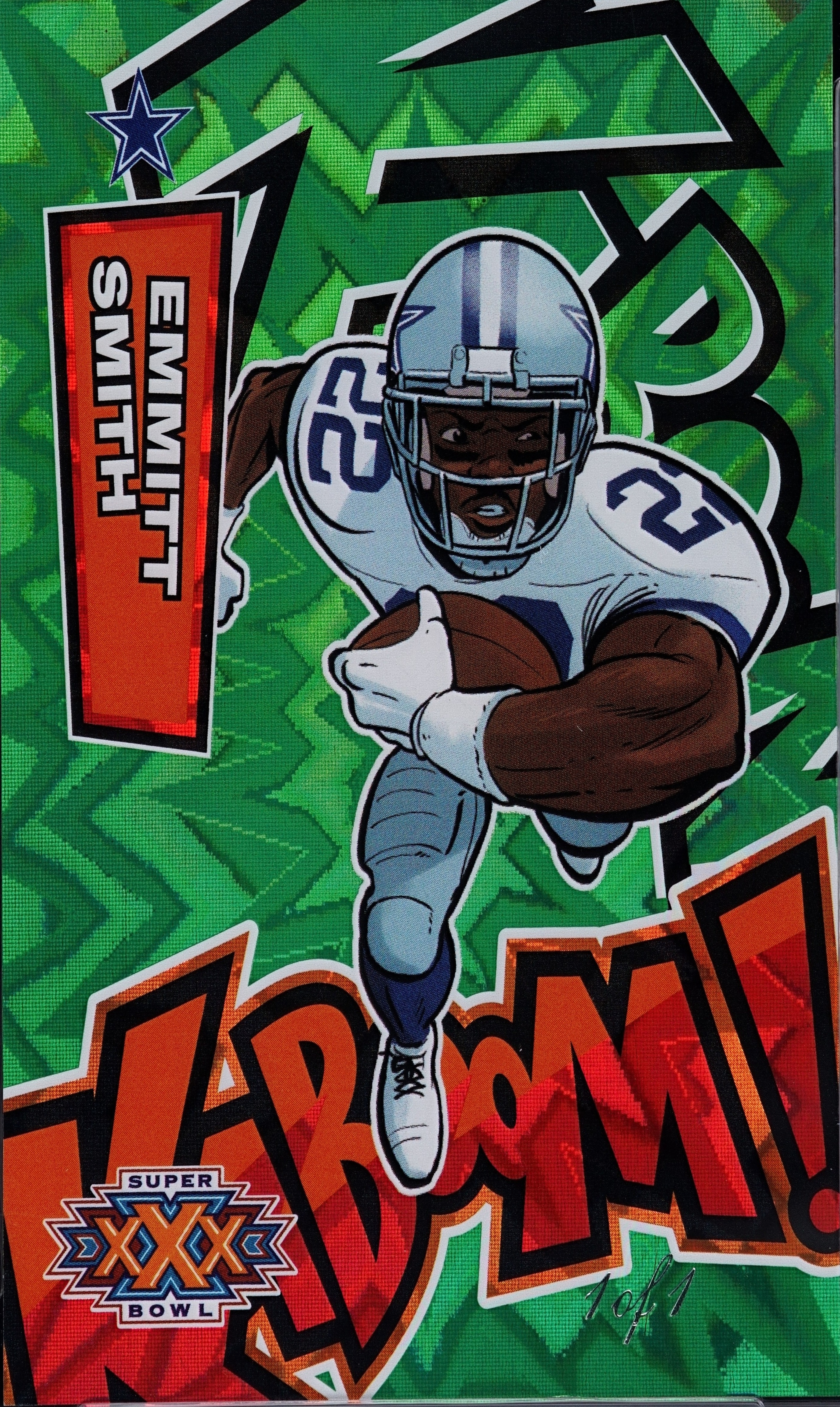 rare silver pokemon cards Emmitt Smith 2007 SP Chirography 