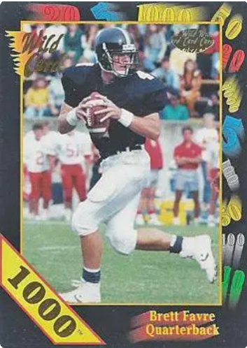 Brett Favre Rookie 1991 Pro Set Platinum #290 Falcons, Packers HOF QB!