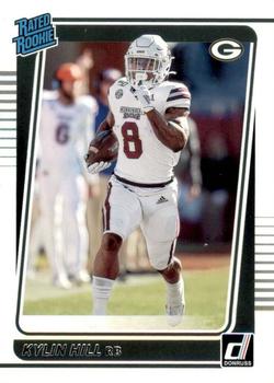 2021 Leaf Draft Gold #17 Kylin Hill Mississippi State Bulldogs XRC (Green  Bay Packers) (RC - Rookie Card) NFL Football Card NM-MT