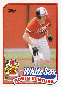 1990 Topps Rookie RC Baseball Card #121 Robin Ventura Chicago White Sox NmMt