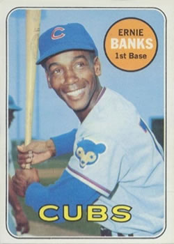 C.A.: 1971 Topps Ernie Banks  Old baseball cards, Cubs cards, Ernie banks