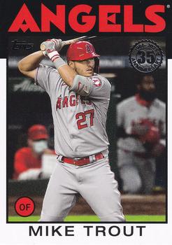 Mike Trout 2022 Topps Base Card #27 Los Angeles Angels