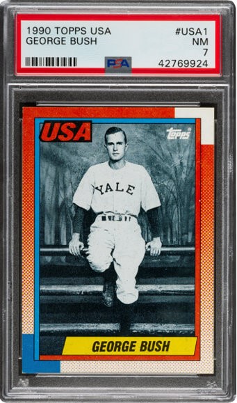 1990 Topps USA#1 George Bush
