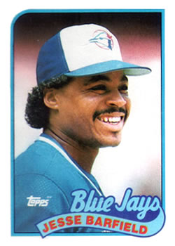 1986 Fleer #52 Jesse Barfield VG Toronto Blue Jays - Under the Radar Sports