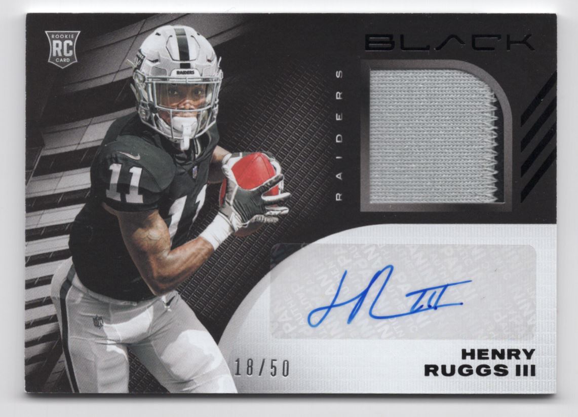 2020 Panini Select #JRS-HRU Henry Ruggs III White Prizm Rookie Jersey  Autograph 42/75 - The Baseball Card King, Inc.