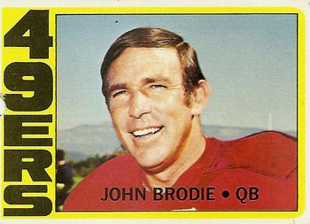 John Brodie Football Card (San Francisco 49ers) 1994 Ted Williams Card Co.  #55 Quarterback at 's Sports Collectibles Store