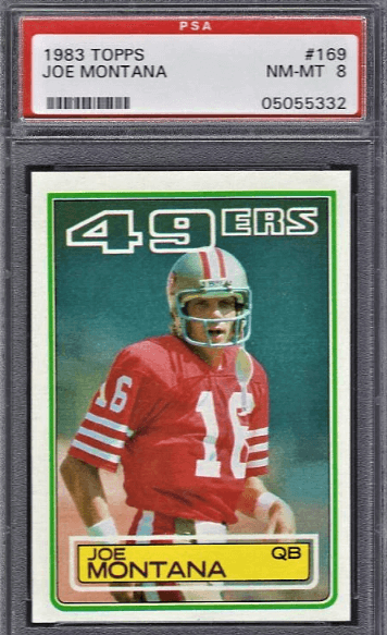1983 Topps Joe Montana #169