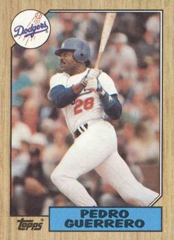 1991 Topps #20 Pedro Guerrero St. Louis Cardinals Baseball Cards ID:53062