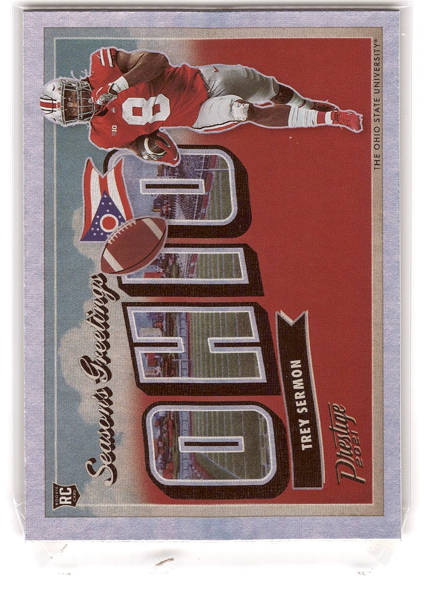 2021 Panini Certified Mirror Pink #124 Trey Sermon RC Rookie 137/199 CSG 9.5