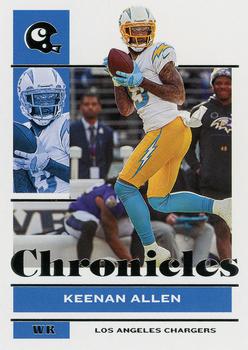 2022 Panini XR Football #48 KEENAN ALLEN White Parallel #'d /75 LA Chargers  WR