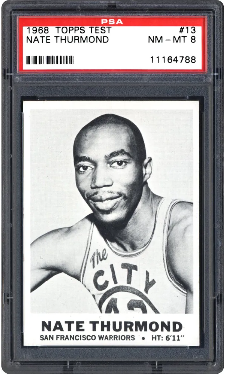 1968 Nate Thurmond Topps Test Basketball #13