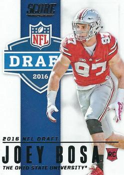 Chargers Joey Bosa Signed 2016 Panini Prizm Green #228 Rookie Card BAS  Slabbed